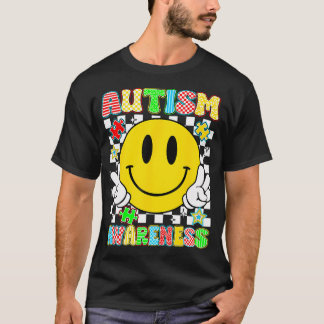 Autism Awareness Autistic Puzzle Accept T-Shirt
