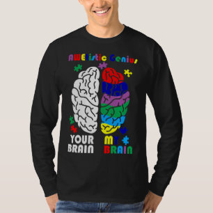 Autism Awareness Awetistic Genius T-Shirt