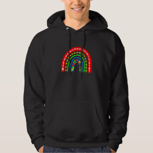 Autism Awareness B Oho Rainbow Puzzle P Iece Autis Hoodie