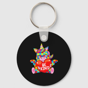 Autism Awareness Be Kind Girl Key Ring