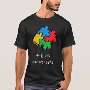 Autism Awareness Be Kind Jigsaw Puzzle T-Shirt