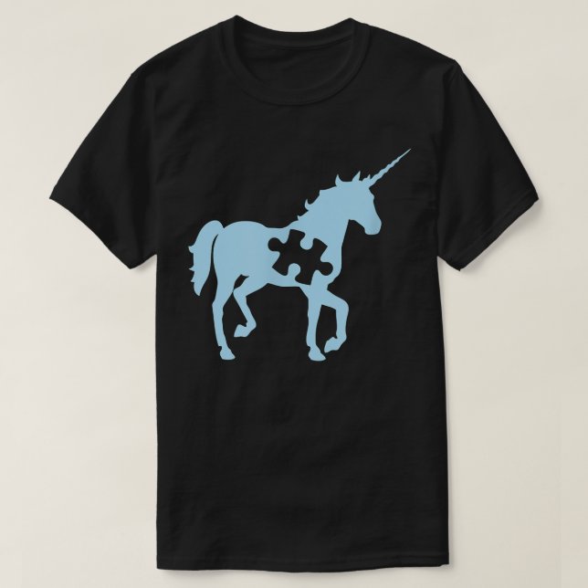 Autism Awareness , Blue Unicorn Day April 2018 Gif T-Shirt (Design Front)