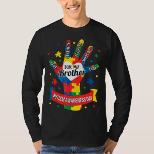 Autism Awareness Boy Kids Brother Puzzle Tee