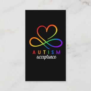 Autism Awareness Boys Girls Autistic Kids Business Card