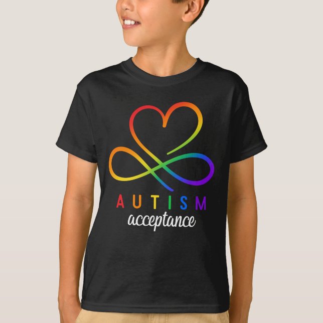 Autism Awareness Boys Girls Autistic Kids T-Shirt (Front)