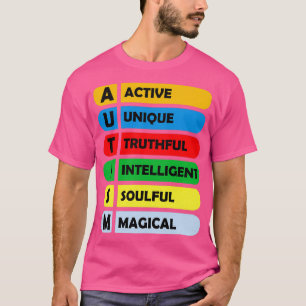 Autism Awareness Brother Aunt Dad Mum Teacher Fami T-Shirt