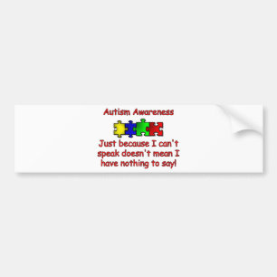 Autism Awareness Bumper Sticker
