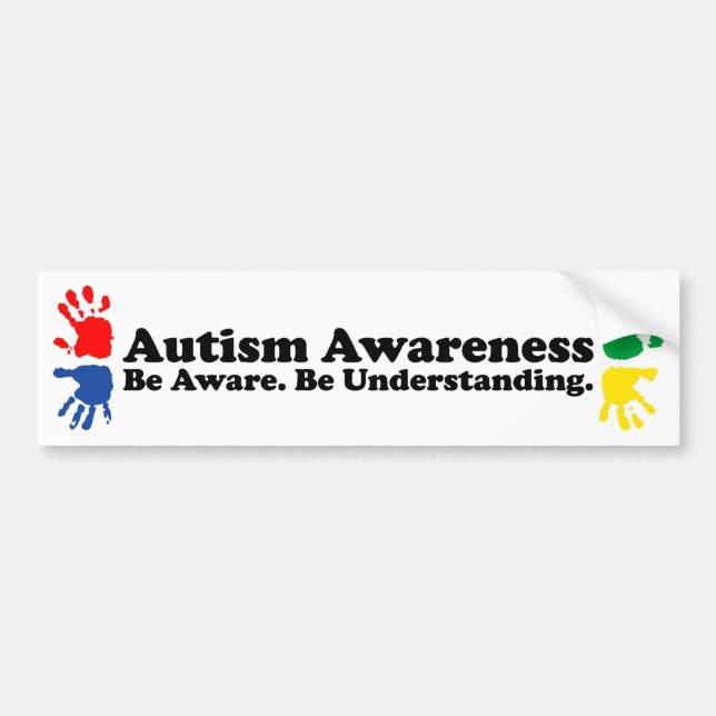 Autism Awareness Bumper Sticker (Front)