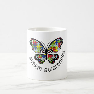 Autism Awareness Butterfly Mug