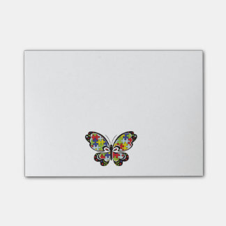 Autism Awareness Butterfly Post-it Notes