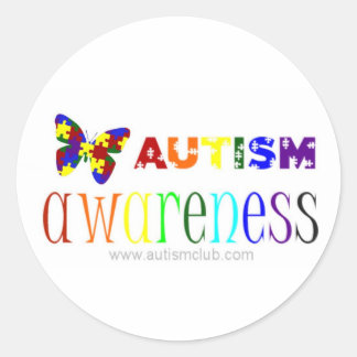 Autism Awareness Butterfly Sticker