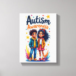 Autism Awareness Canvas Print