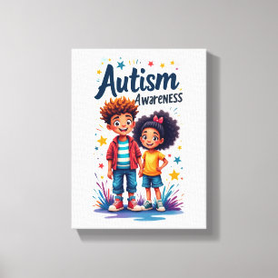 Autism Awareness Canvas Print