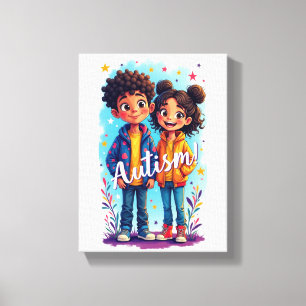 Autism Awareness Canvas Print