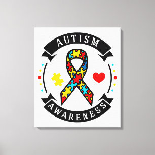 Autism Awareness Canvas Print