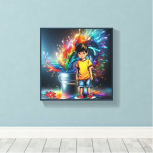 Autism Awareness Canvas Print