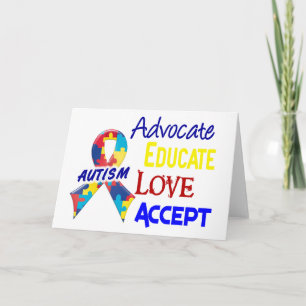 Autism Awareness Card