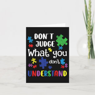 Autism Awareness Card