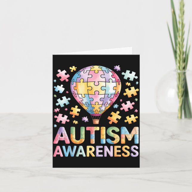 Autism awareness  card (Front)