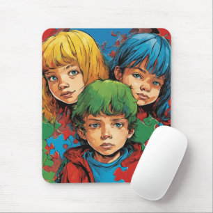 Autism Awareness -Care - Mousepad