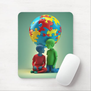 Autism Awareness -Care - Mousepad