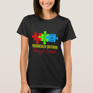 Autism Awareness Chemistry Asd Fun Disability Peri T-Shirt