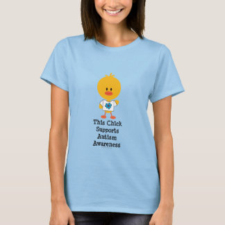 Autism Awareness Chick Ringer T-shirt