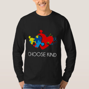 Autism Awareness Choose Kind Heart T-Shirt