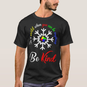 Autism Awareness Christmas Be Kind Kindness Xmas P T-Shirt