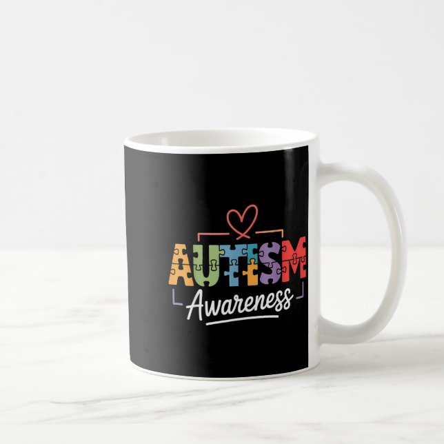 Autism awareness  coffee mug (Right)