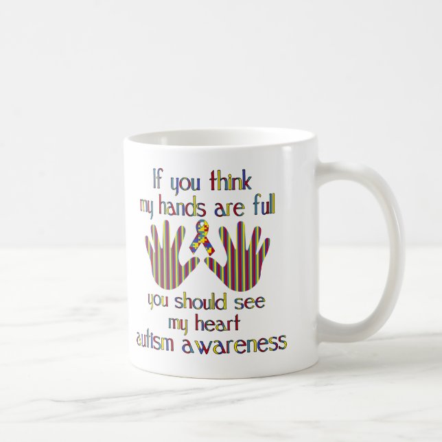 autism awareness coffee mug (Right)