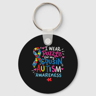 Autism Awareness Cousin Gift Tee  Key Ring