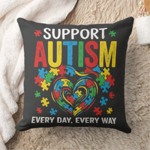 Autism awareness cushion