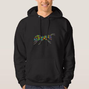 Autism Awareness Cute Ant Puzzle Piece Animals Sup Hoodie