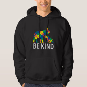 Autism Awareness Cute Elephant Family Hoodie