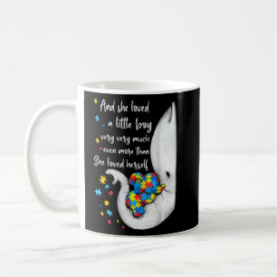 Autism Awareness Cute Elephants Mum And Kid  Coffee Mug