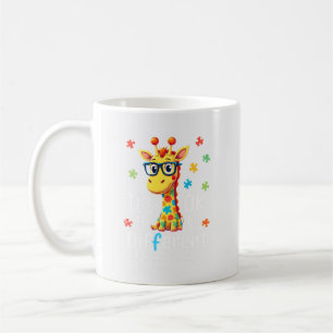 Autism Awareness Cute Giraffe Animal Its Ok To Be Coffee Mug