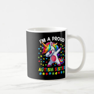 Autism Awareness Dabbing Unicorn Puzzle Pieces  Coffee Mug
