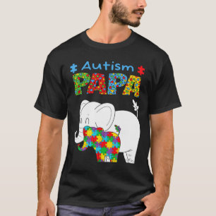 Autism Awareness Dad Father Autistic Kid Awareness T-Shirt