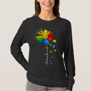 Autism Awareness Daisy Flower Choose Kind T-Shirt