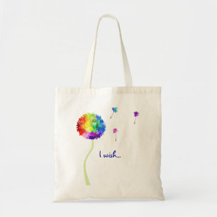 Autism Awareness Dandelion Wishes Bag
