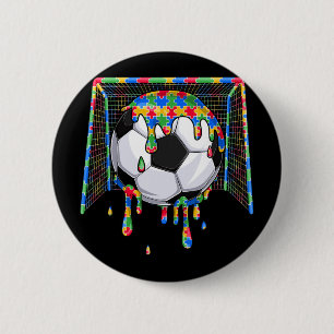 Autism Awareness Day Autistic Kids Boys Puzzles Dr 6 Cm Round Badge