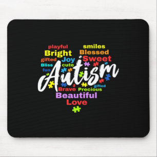 Autism Awareness Day Month Colours Mouse Mat