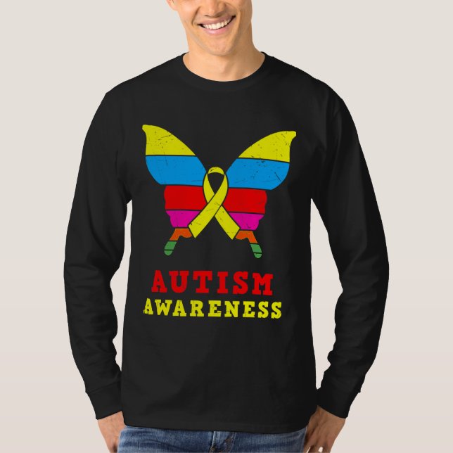 Autism Awareness Design T-Shirt (Front)