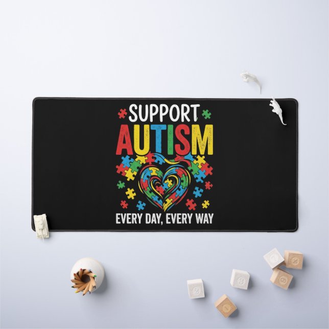 Autism awareness desk mat (Kids Table)