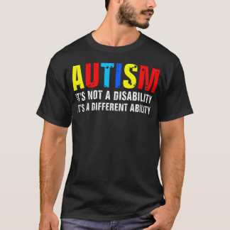 Autism Awareness Different Ability Neurodiversity T-Shirt