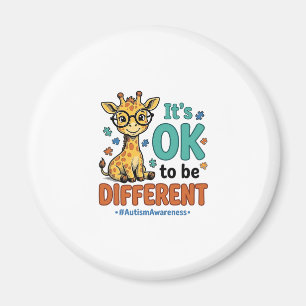 Autism Awareness Different Giraffe Vintage Shirt_1 Magnet