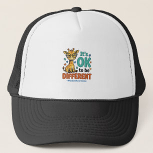 Autism Awareness Different Giraffe Vintage Shirt_1 Trucker Hat