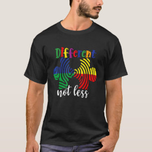 Autism Awareness Different Not Less For Autistic T-Shirt