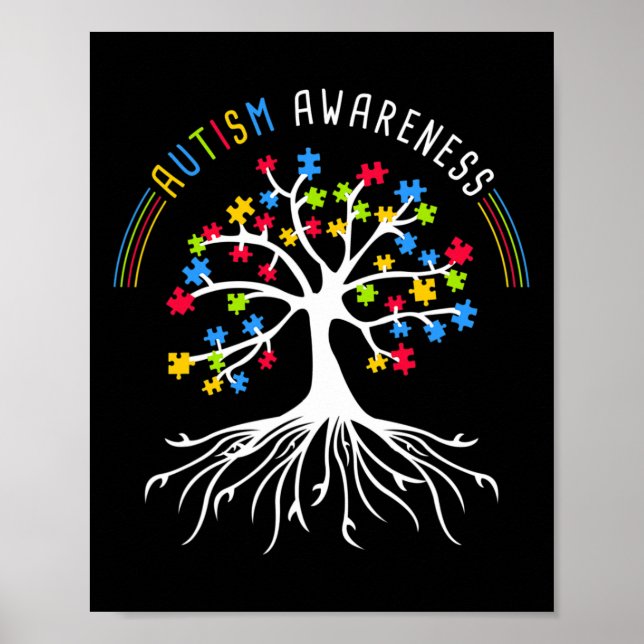 Autism Awareness Disabilities Month 3 Poster (Front)